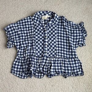 Maeve Gingham Blouse